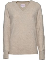 MC2 Saint Barth - V-Neck Knitted Sweater - Lyst