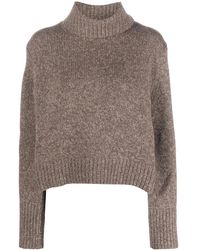 Polo Ralph Lauren - Roll-Neck Mélange Jumper - Lyst