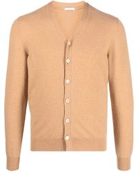 Malo - V-Neck Cashmere Cardigan - Lyst