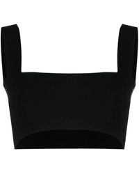 Victoria Beckham - Victoria Beckham Bandeau Cropped Top - Lyst