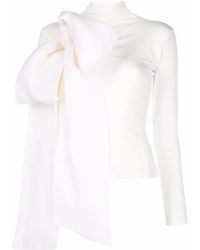 Atu Body Couture - Shirt Met Strikdetail - Lyst