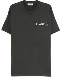 flâneur - ロゴ Tシャツ - Lyst