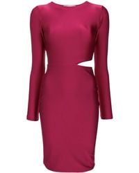Lethicia Bronstein - Abito Midi Sophia Con Cut-Out - Lyst