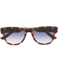 KARL LAGERFELD - Logo-Plaque Square-Frame Sunglasses - Lyst