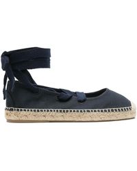 Polo Ralph Lauren - Lace-Up Flat Espadrilles - Lyst