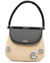 Loewe - Borsa Tote Pescador Media Con Cristalli - Lyst