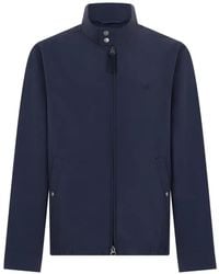 GANT - High-Neck Zip-Up Jacket - Lyst