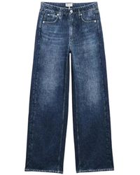 Rag & Bone - Miramar Denim-Effect Trousers - Lyst
