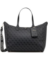 Guess - Sac Cabas Zippé À Motif - Lyst