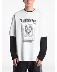 A Bathing Ape - Ape General Print T-Shirt - Lyst