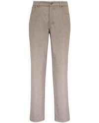 Brunello Cucinelli - Straight-Leg Five-Pocket Wool Trousers - Lyst