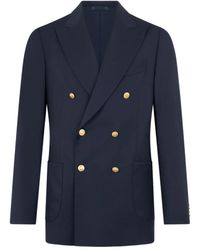 Brooks Brothers - Virgin-Wool Double-Breasted Blazer - Lyst