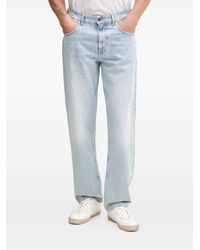 Guess - Jean Damon À Patch Logo - Lyst