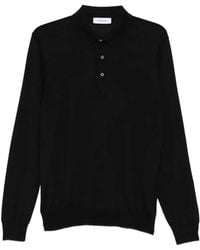 Gran Sasso - Long-Sleeve Buttoned Polo Shirt - Lyst