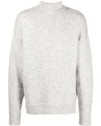 Represent - Grey High Neck Sweatshirt - Lyst