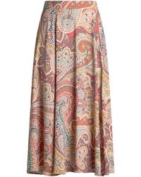 Etro - Midi-Rok Met Paisley-Print - Lyst