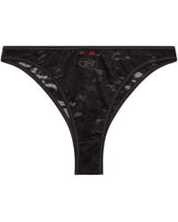 DIESEL - Punchy-Utlt Lace-Detail Thong - Lyst