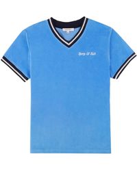 Sporty & Rich - T-Shirt Con Scollo A V - Lyst