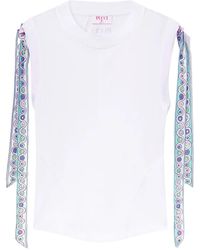 PUCCI - Katoenen T-Shirt Met Print - Lyst