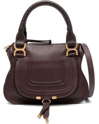 Chloé - Small Marcie Leather Tote Bag - Lyst