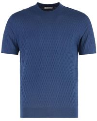 Paolo Pecora - Short-Sleeved Cotton T-Shirt - Lyst