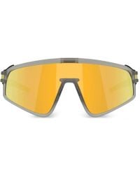 Oakley - Latch Panel Alloy Geometric-Frame Sunglasses - Lyst