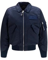 Alpha Industries - Veste Bomber Cwu-45/P À Patch Logo - Lyst