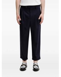Drole de Monsieur - Pleated Turned-Up Trousers - Lyst