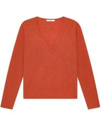 Maliparmi - Rose-Embroidered V-Neck Sweater - Lyst