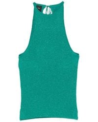 Pinko - Sleeveless Top With Neck Fastening - Lyst