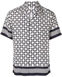 Sandro - Square Cross Shortsleeved Shirt - Lyst
