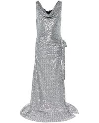 Rabanne - Sequin-embellished Asymmetric Gown - Lyst