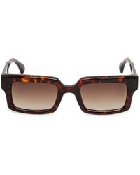 Vivienne Westwood - Tortoiseshell-Effect Rectangle-Frame Sunglasses - Lyst