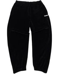 Sinclair - Pantalon Fuselé En Velours À Logo Imprimé - Lyst