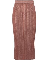 BOSS - Ribbed-knit Pencil Skirt - Lyst