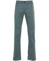 Jacob Cohen - Hose Mit Logo-Patch - Lyst