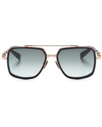 Balmain - Bps 108E Square-Frame Logo-Engraved Sunglasses - Lyst