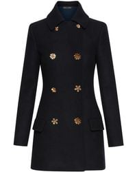 Oscar de la Renta - Button-Detail Blazer Dress - Lyst
