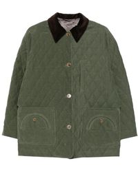 Blazé Milano - Quilted Corduroy-Collar Jacket - Lyst