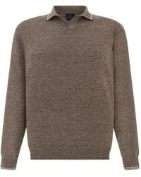 Paul & Shark - Open-Collar Polo Shirt - Lyst
