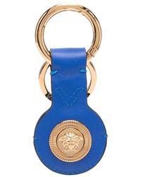 Versace Schlüsselanhänger mit Medusa-Schild - Blau