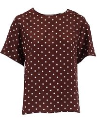 P.A.R.O.S.H. - Blusa Con Motivo De Lunares - Lyst