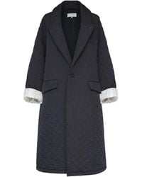 Maison Margiela - Quilted Single-Breasted Coat - Lyst