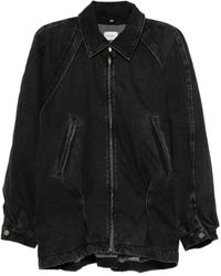 Haikure - Zip-Front Denim Jacket - Lyst