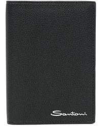 Santoni - Leather Wallet - Lyst
