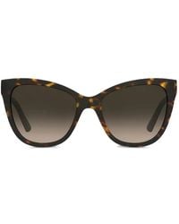 Love Moschino - Lunettes De Soleil À Monture Papillon - Lyst