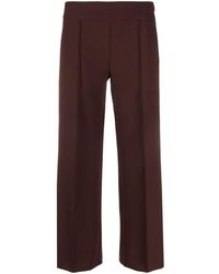 Semicouture - Dart-detail Elasticated Cropped Trousers - Lyst
