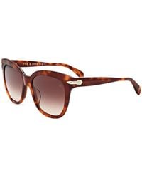 Rag & Bone - Havana Cat-Eye Sunglasses - Lyst