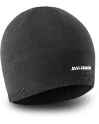Salomon - Logo-Embroidered Beanie Hat - Lyst