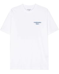 Carhartt - T-shirt en coton biologique à logo imprimé - Lyst